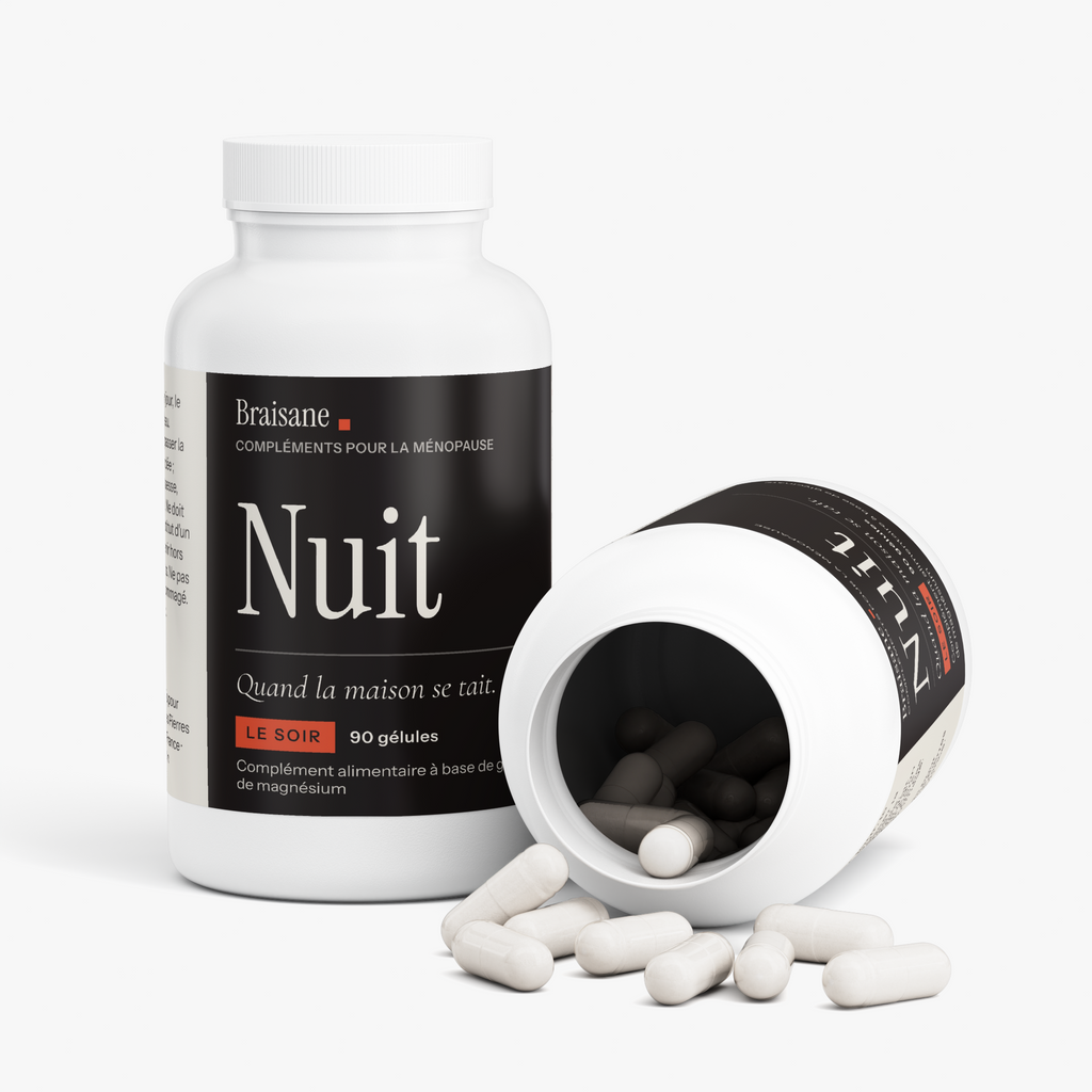 Nuit — Glycinate de magnésium 275 mg · ménopause