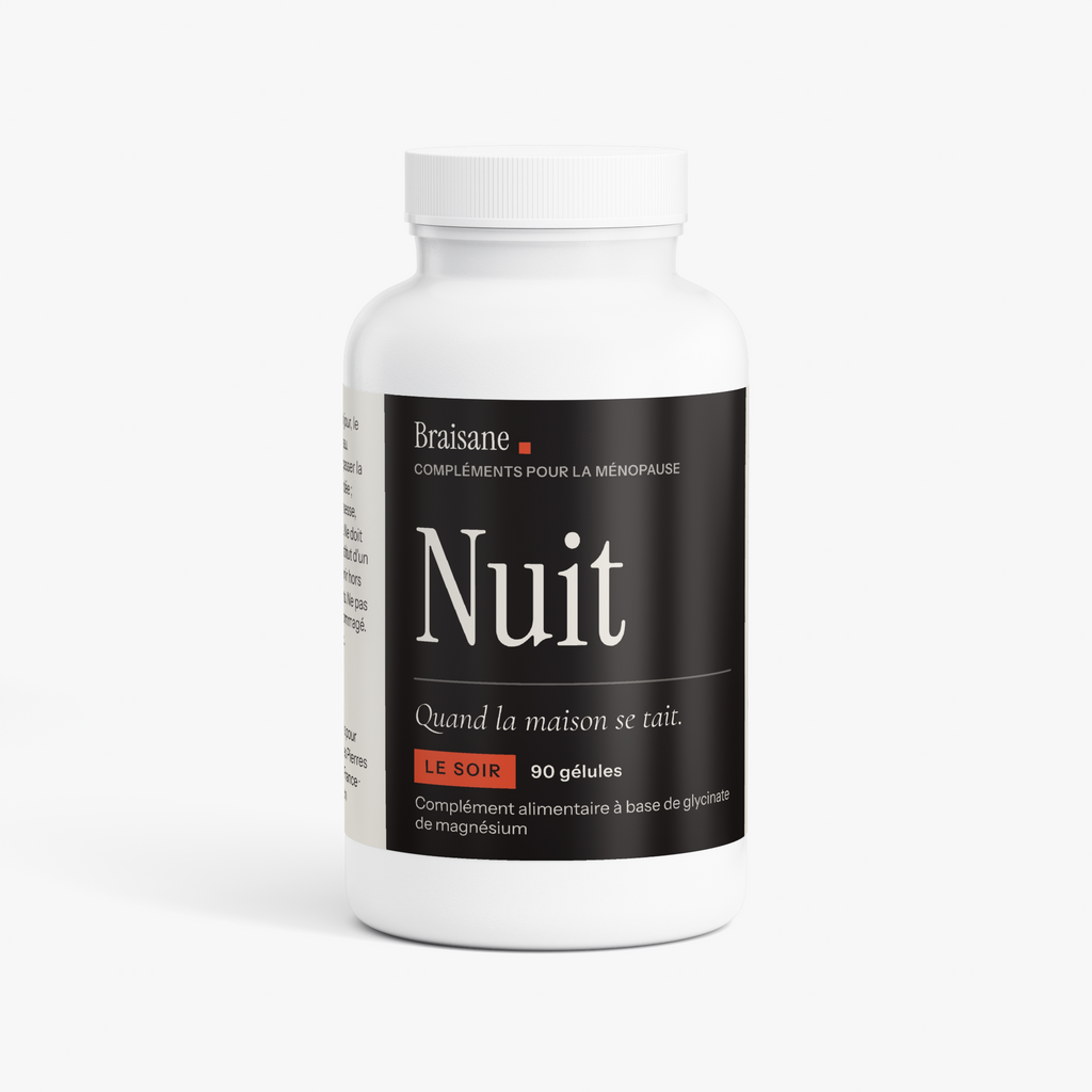 Nuit — Glycinate de magnésium 275 mg · ménopause