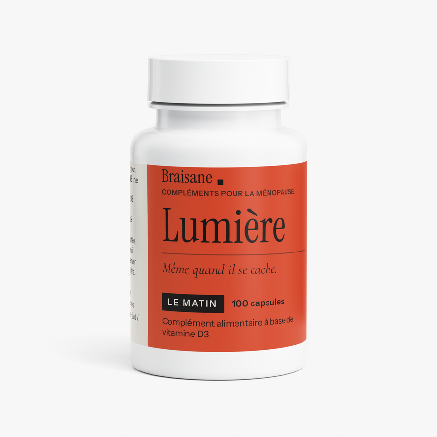 Lumière — Vitamine D3 4 000 UI · ménopause